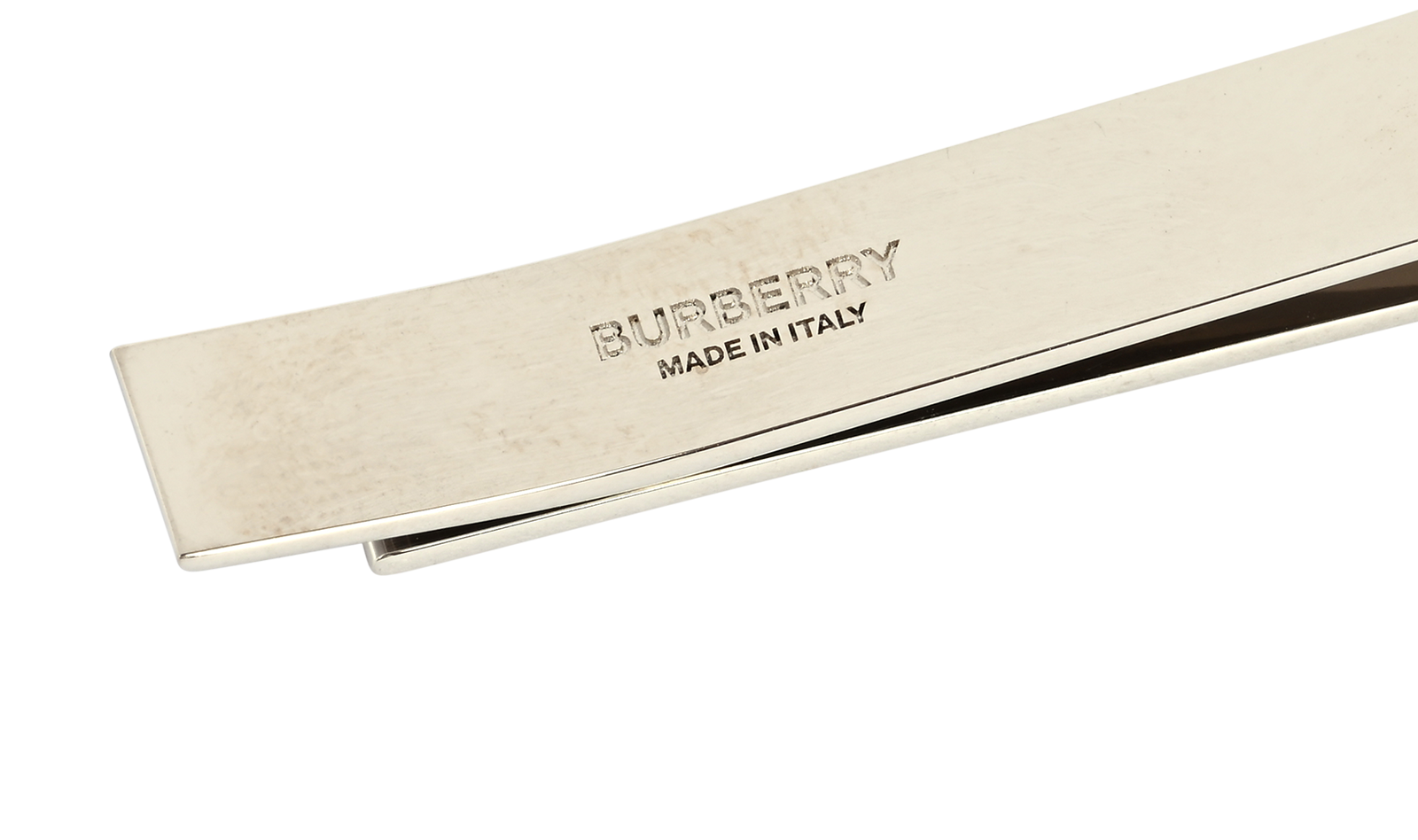 Burberry TB Tie Clip, &pound;60, Accessories, Silver, Brass, Other view